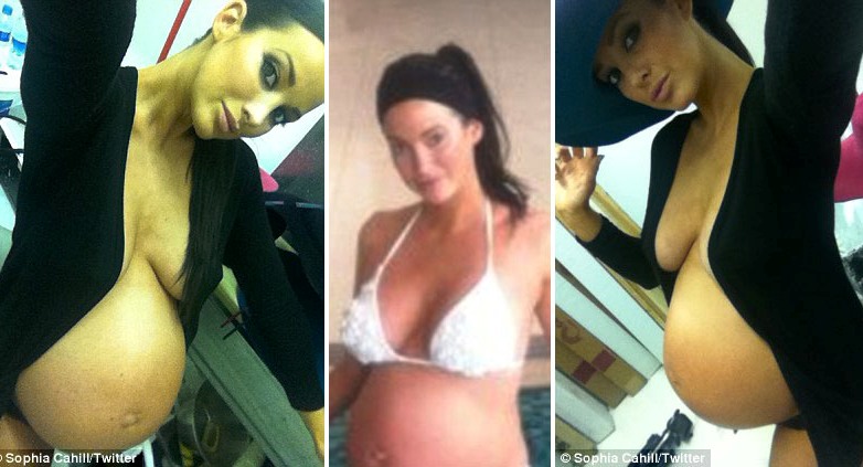 Model Nekat Tampil Bugil Meskipun Hamil 8 Bulan